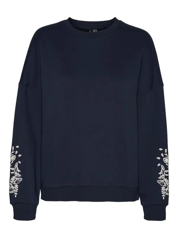 VERO MODA VERO MODA Majica 'Karol'  mornarska / bela
