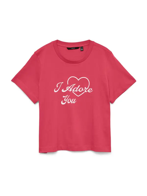 VERO MODA VERO MODA Majica  krvavo rdeča / bela