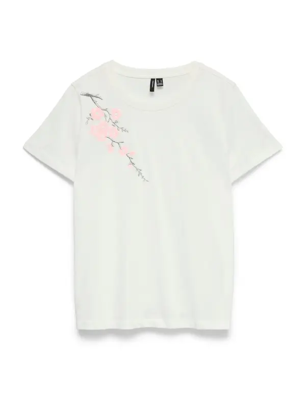 VERO MODA VERO MODA Majica  siva / roza / bela