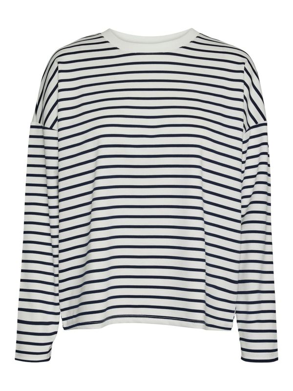 VERO MODA VERO MODA Majica 'VMAbby'  marine / bela