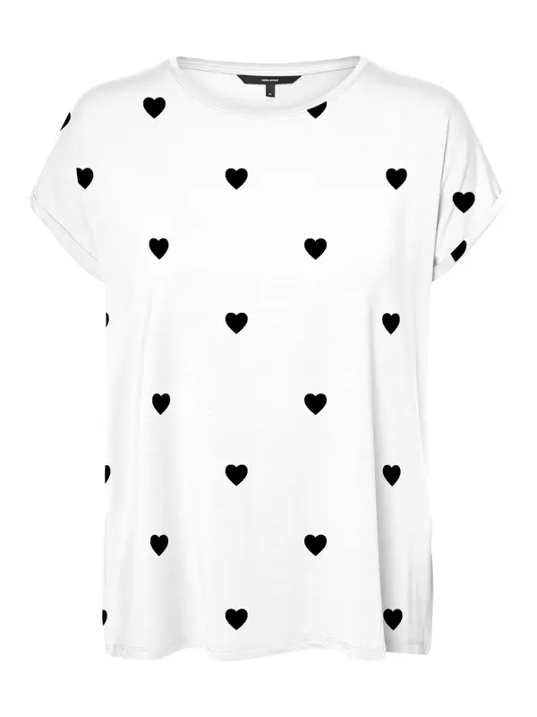 VERO MODA VERO MODA Majica 'VMAva'  marine / bela