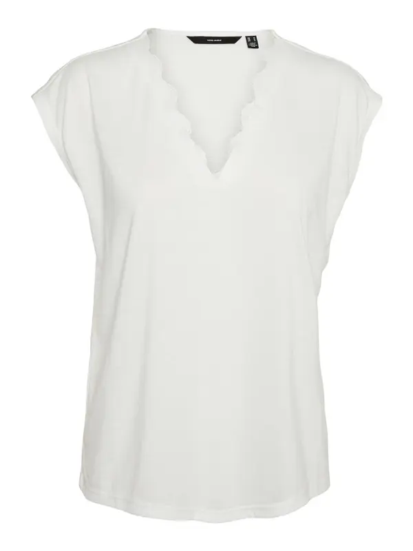 VERO MODA VERO MODA Majica 'VMCarrie'  naravno bela