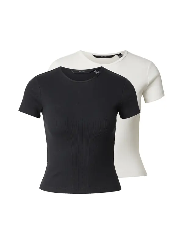 VERO MODA VERO MODA Majica 'VMCHLOE'  črna / bela
