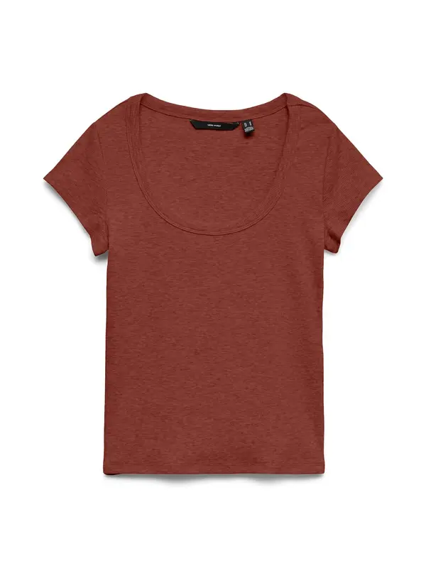 VERO MODA VERO MODA Majica 'VMChloe'  rjasto rjava