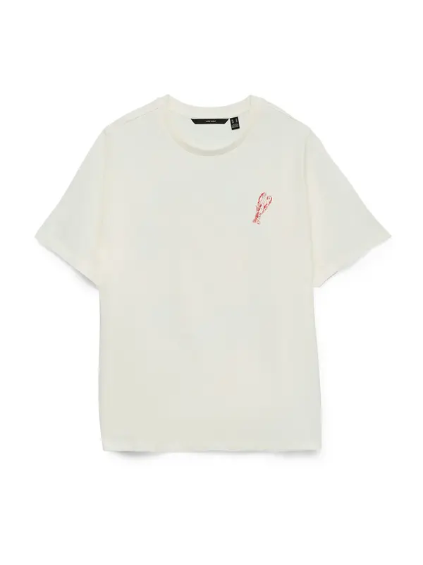 VERO MODA VERO MODA Majica 'VMCIARA CATY'  golobje modra / limona / temno rdeča / bela