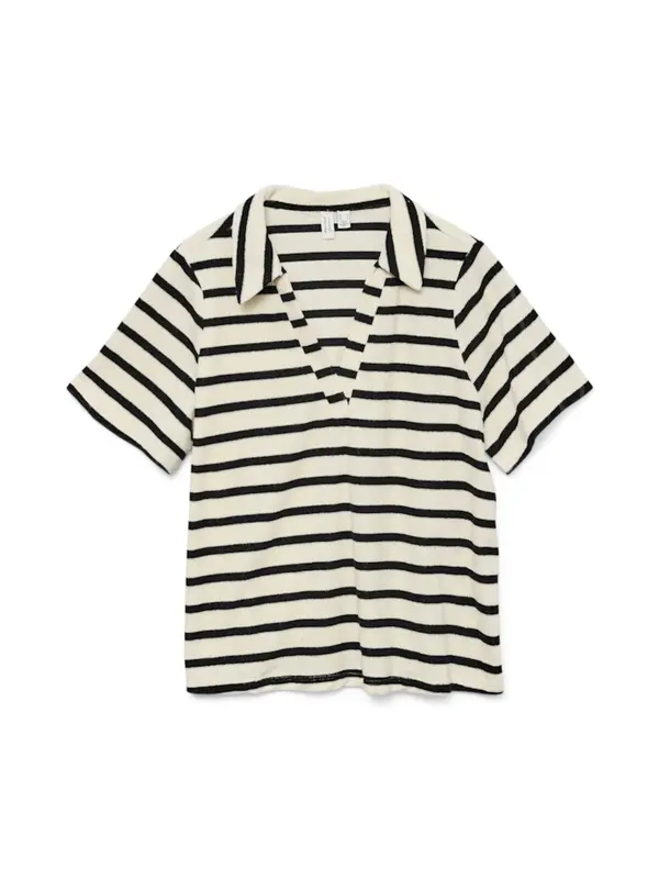 VERO MODA VERO MODA Majica 'VMEMELI'  bež / črna