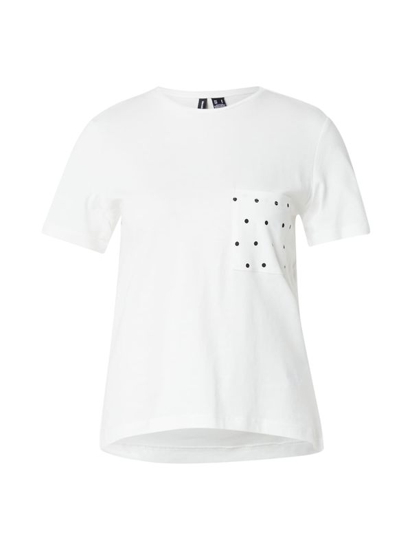 VERO MODA VERO MODA Majica 'VMKAIA'  črna / bela