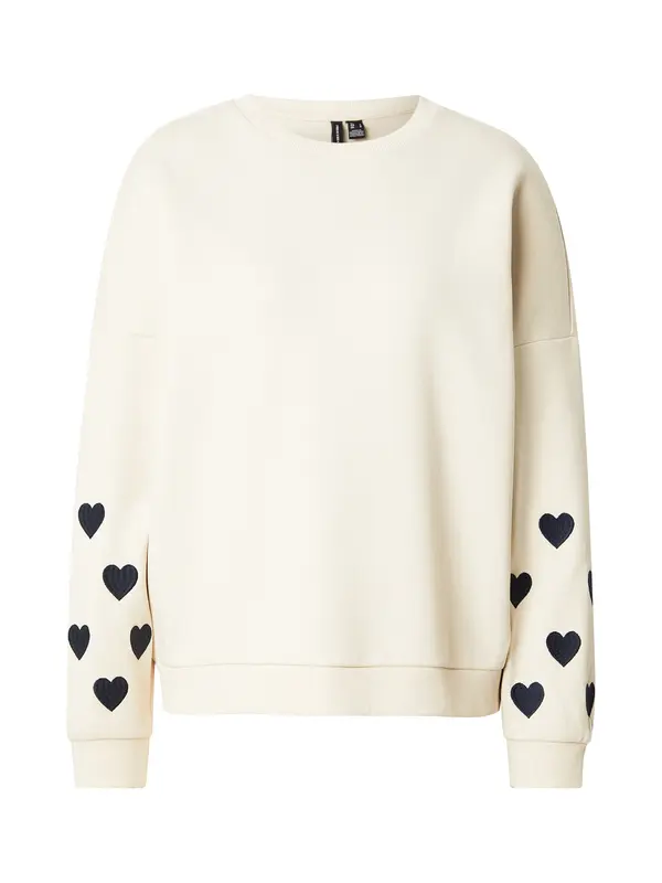 VERO MODA VERO MODA Majica 'VMKAROL'  bež / mornarska