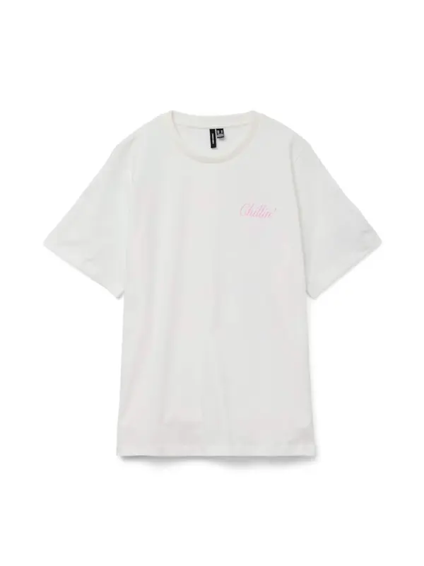 VERO MODA VERO MODA Majica 'VMKatrine Caty'  roza / bela