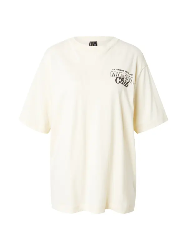 VERO MODA VERO MODA Majica 'VMLaura'  pastelno rumena / črna