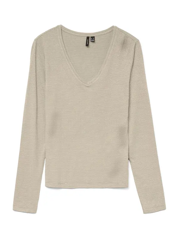 VERO MODA VERO MODA Majica 'VMLAVA'  bež / zlata