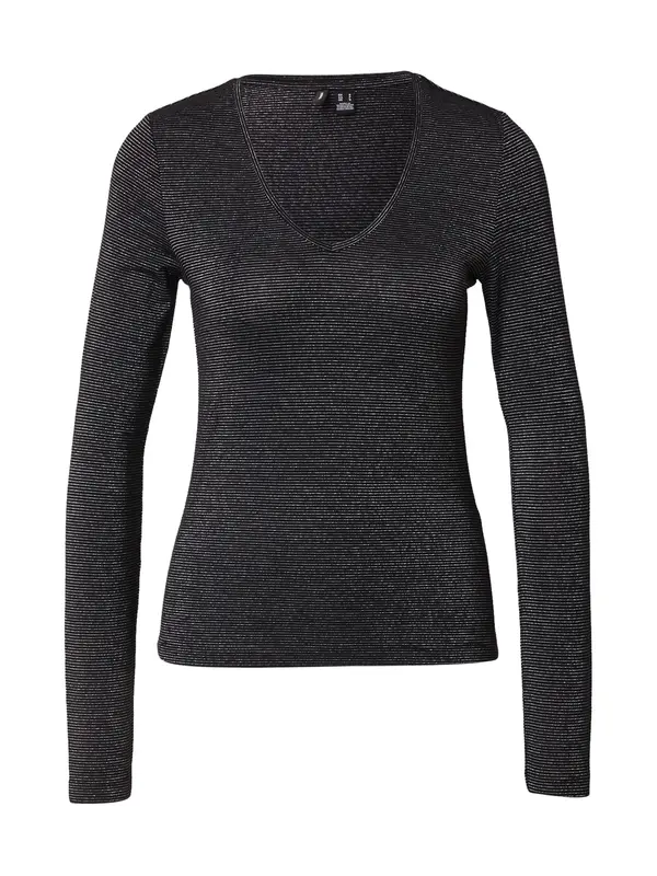 VERO MODA VERO MODA Majica 'VMLAVA'  črna / srebrna