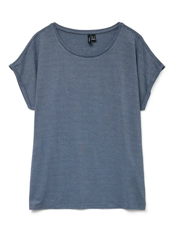 VERO MODA VERO MODA Majica 'VMLava'  dimno modra / srebrna