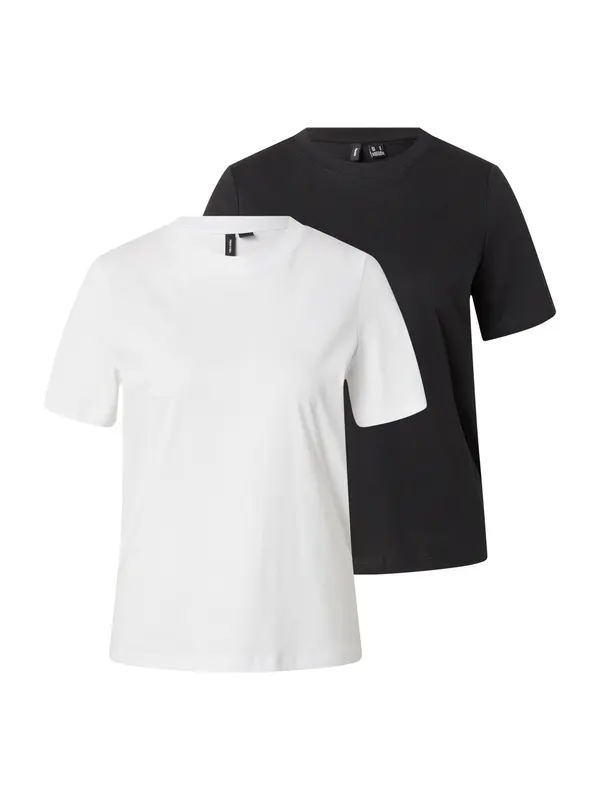 VERO MODA VERO MODA Majica 'VMPAULINA'  črna / bela