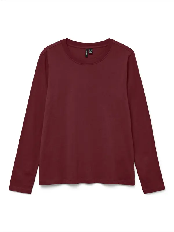 VERO MODA VERO MODA Majica 'VMPAULINA'  vinsko rdeča