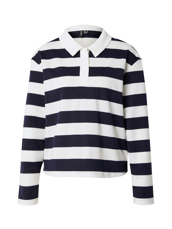 VERO MODA VERO MODA Majica 'VMPERNILLE'  nočno modra / bela