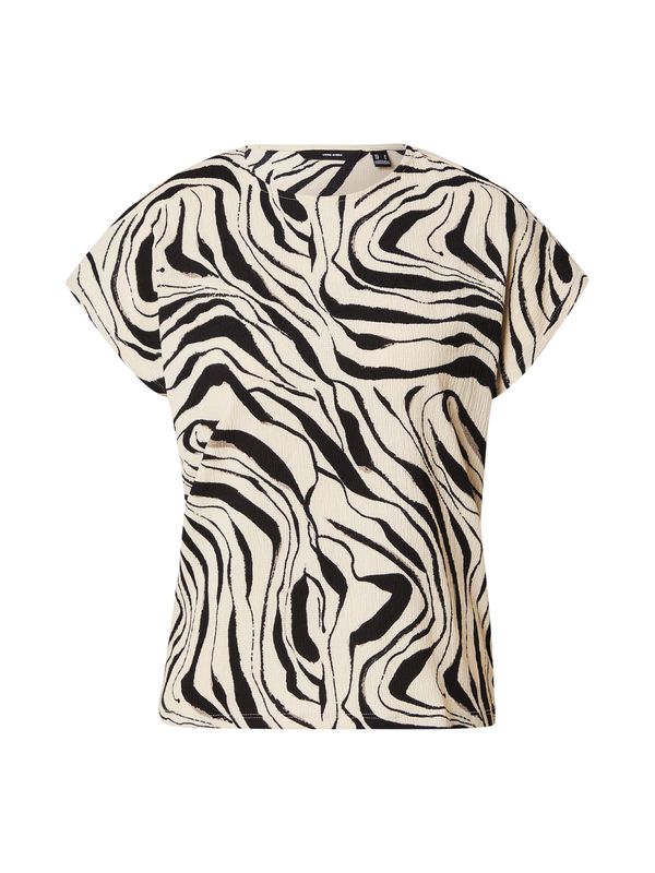 VERO MODA VERO MODA Majica 'VMPOET'  bež / črna