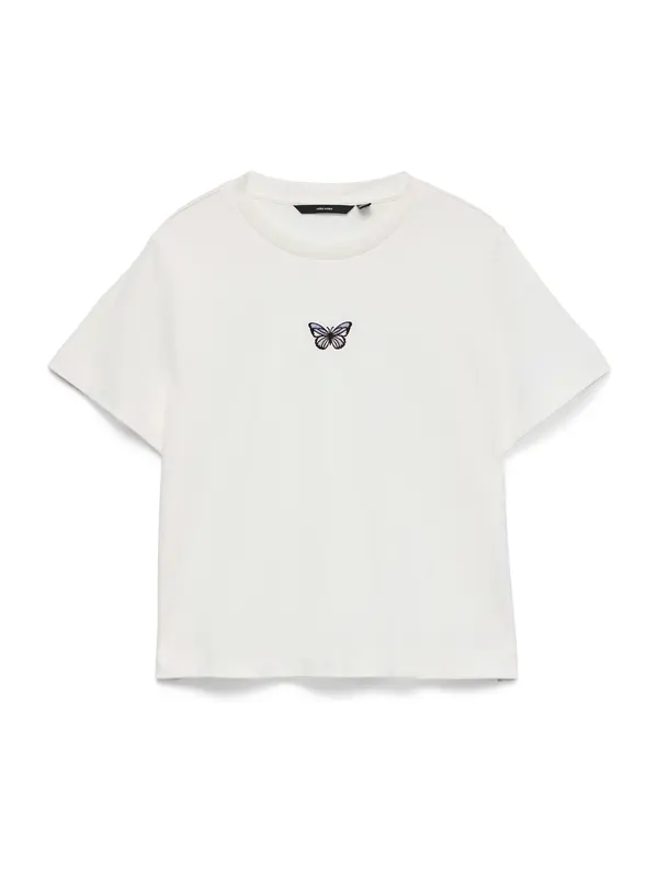 VERO MODA VERO MODA Majica 'VMSara Mette'  marine / bela