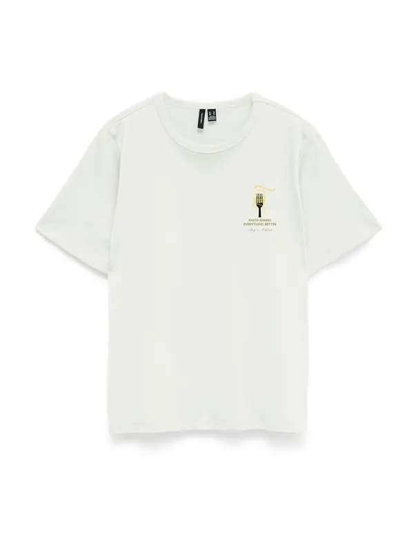 VERO MODA VERO MODA Majica 'VMTARA ANITA'  svetlo modra / pueblo / vinsko rdeča / bela