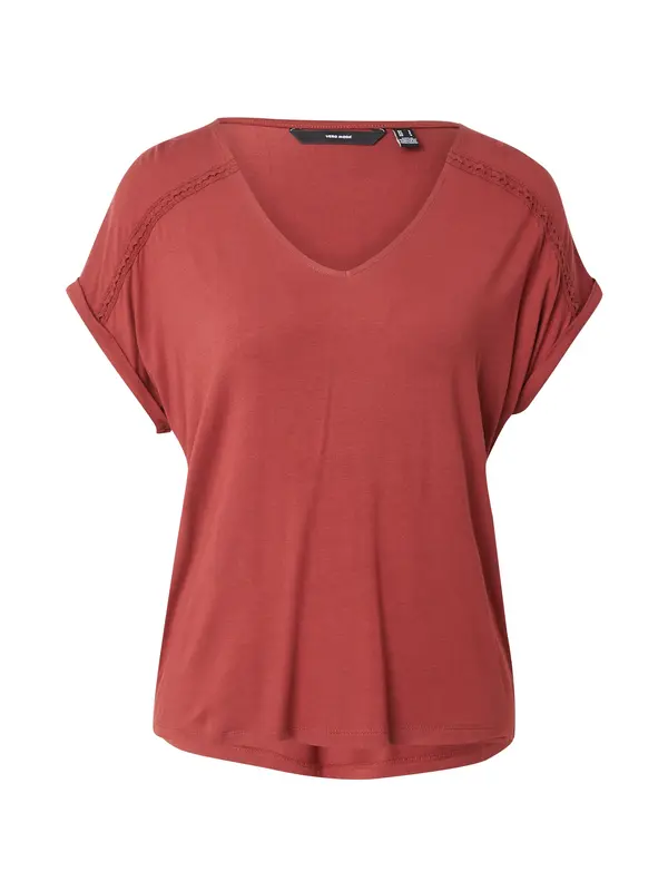 VERO MODA VERO MODA Majica 'VMVanessa'  rjasto rjava