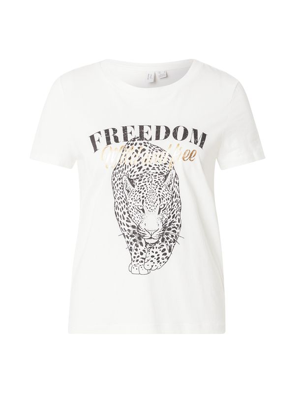 VERO MODA VERO MODA Majica 'VMVASTA'  pesek / črna / bela