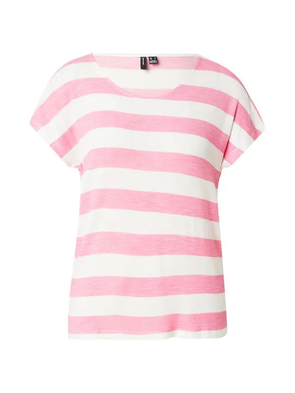 VERO MODA VERO MODA Majica 'VMWide'  roza / bela