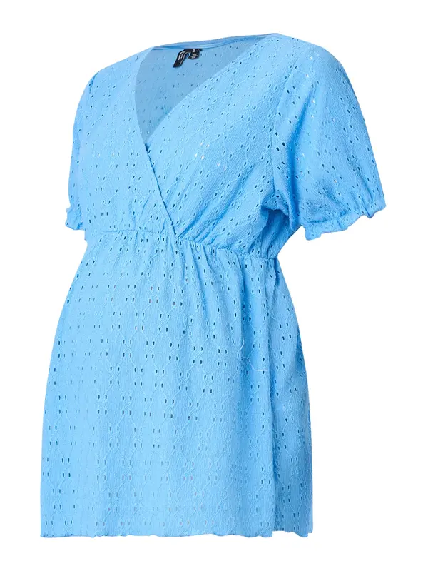 Vero Moda Maternity Vero Moda Maternity Bluza 'VMMUlrikke'  svetlo modra