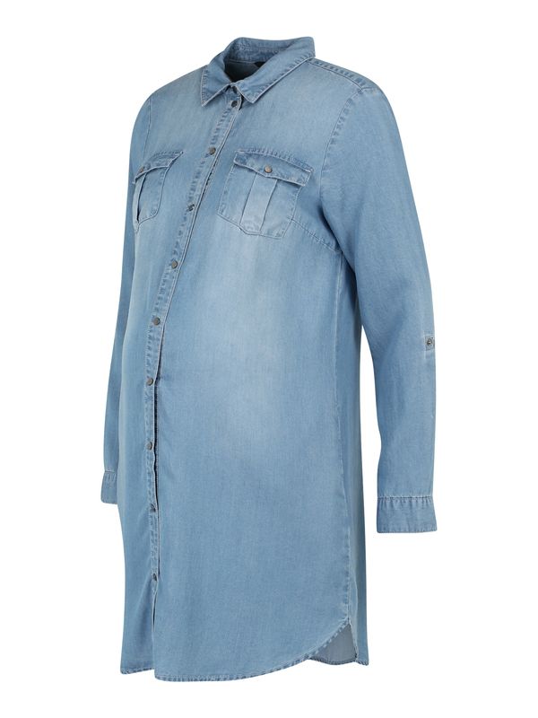 Vero Moda Maternity Vero Moda Maternity Dolga srajca  moder denim