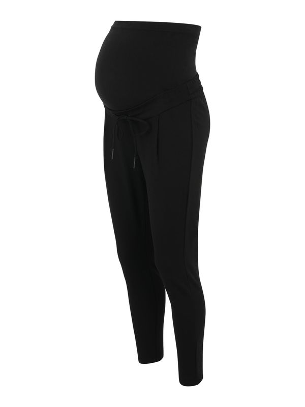 Vero Moda Maternity Vero Moda Maternity Hlače z naborki 'MEVA'  črna