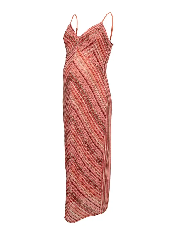 Vero Moda Maternity Vero Moda Maternity Pletena obleka 'VMMDemi'  oranžna / marelica / melona