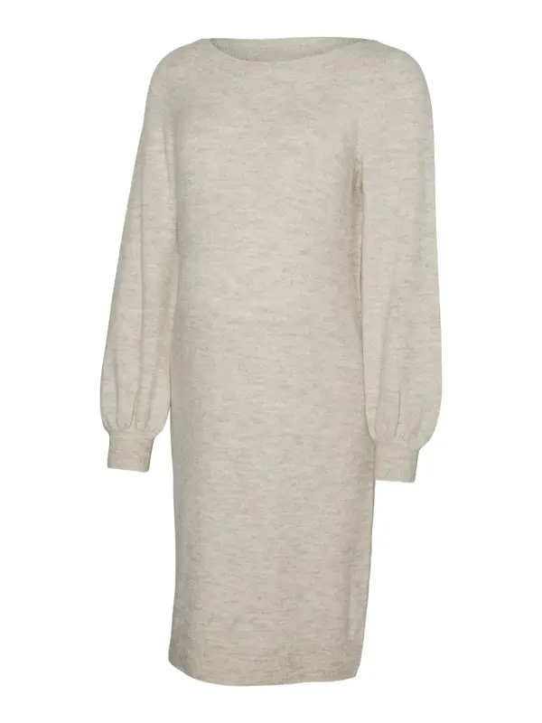 Vero Moda Maternity Vero Moda Maternity Pletena obleka 'VMMLefile'  kremna