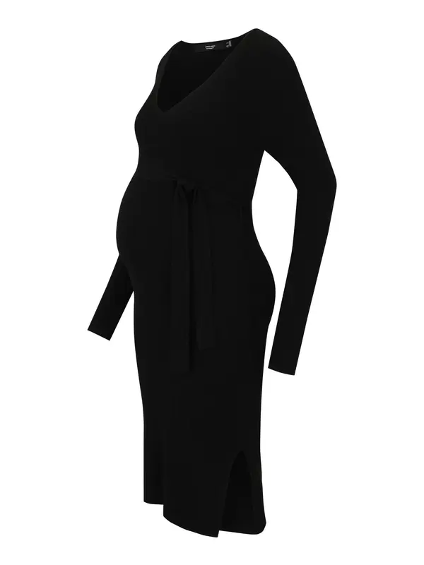 Vero Moda Maternity Vero Moda Maternity Pletena obleka 'VMMSaba'  črna