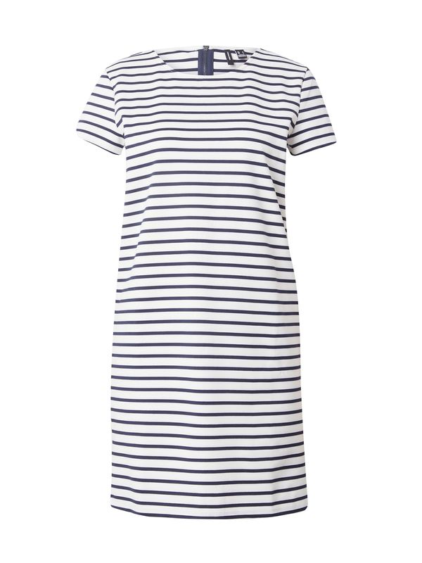 VERO MODA VERO MODA Obleka 'ABBY'  marine / bela