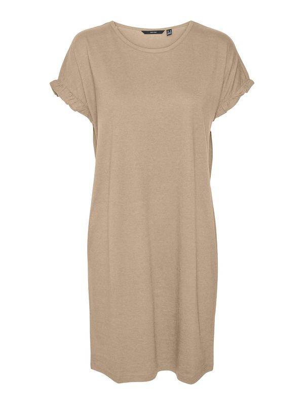 VERO MODA VERO MODA Obleka 'DANA'  temno bež