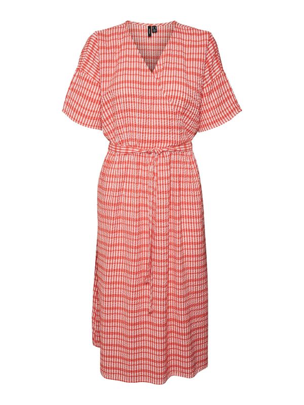 VERO MODA VERO MODA Obleka 'Dixie'  grenada / bela