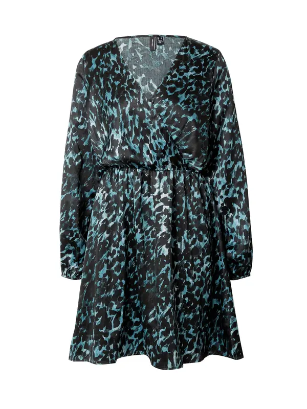 VERO MODA VERO MODA Obleka 'GILLEA'  smaragd / črna