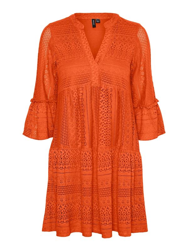 VERO MODA VERO MODA Obleka 'HONEY'  temno oranžna