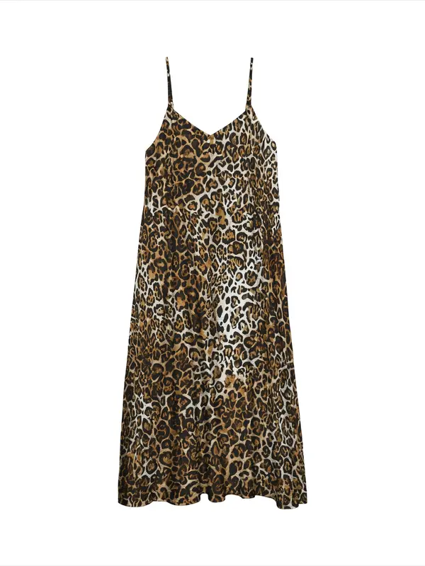 VERO MODA VERO MODA Obleka 'JOSIE'  rjava / greige / črna