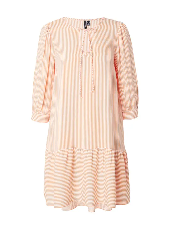 VERO MODA VERO MODA Obleka  oranžna / bela