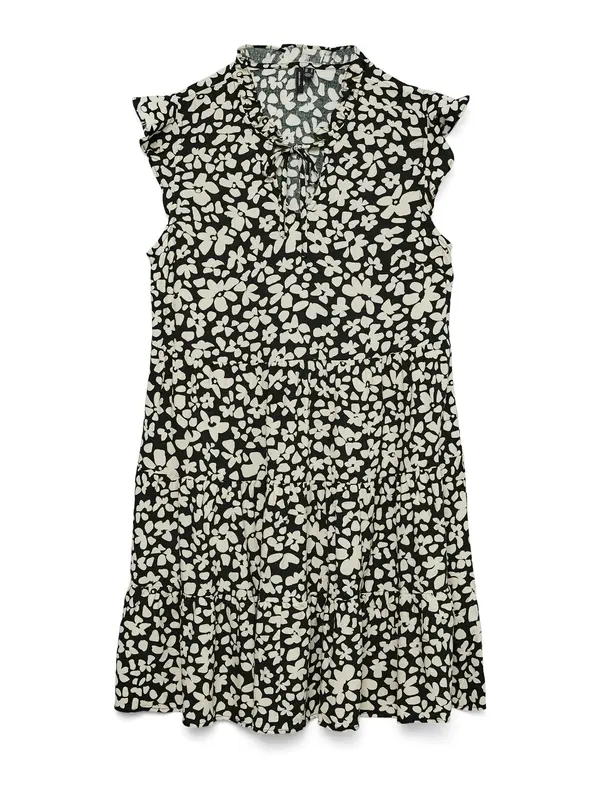 VERO MODA VERO MODA Obleka 'VMALBA'  kremna / črna
