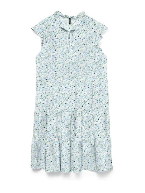 VERO MODA VERO MODA Obleka 'VMALBA'  svetlo modra / meta / bela