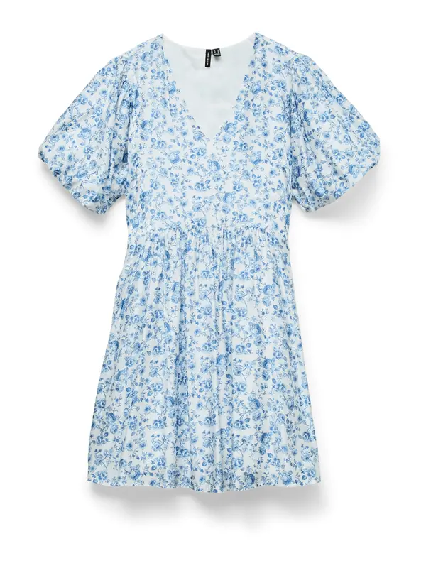 VERO MODA VERO MODA Obleka 'VMBLISS'  modra / svetlo modra / bela