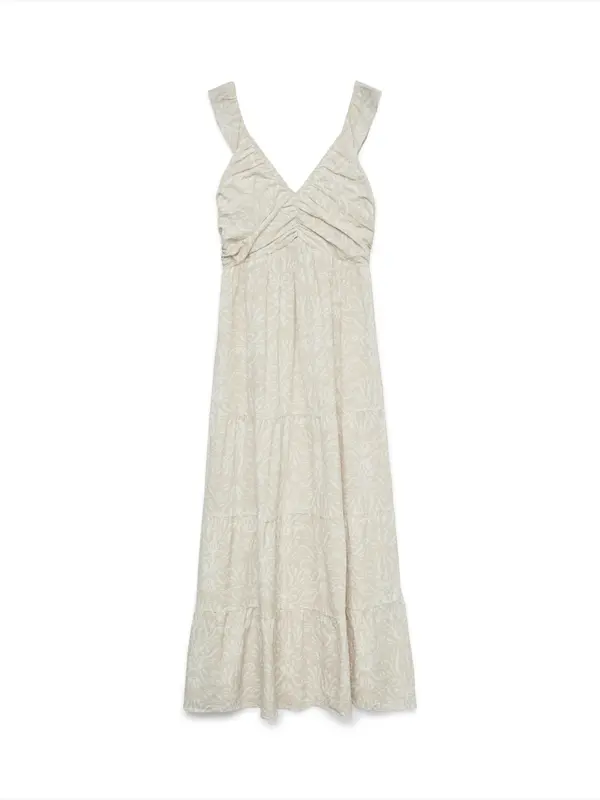 VERO MODA VERO MODA Obleka 'VMDICTHE'  kit / bela