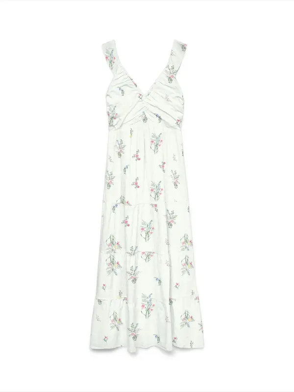 VERO MODA VERO MODA Obleka 'VMDICTHE'  modra / zelena / roza / bela