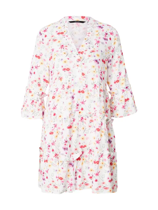 VERO MODA VERO MODA Obleka 'VMEASY JOY'  svetlo rumena / meta / svetlo roza / off-bela