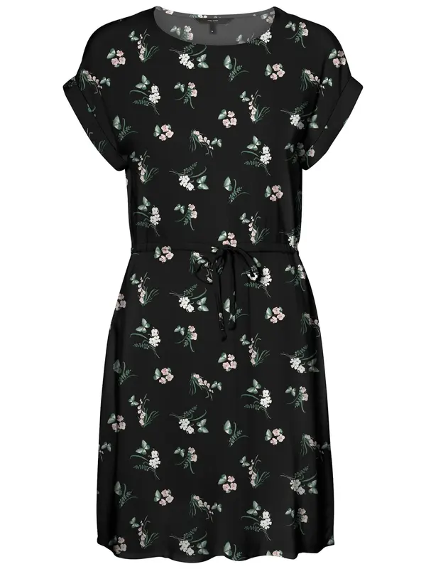VERO MODA VERO MODA Obleka 'VMEasy Joy'  travnato zelena / staro roza / črna / bela