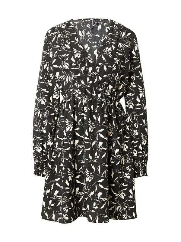 VERO MODA VERO MODA Obleka 'VMLYDIA'  črna / bela