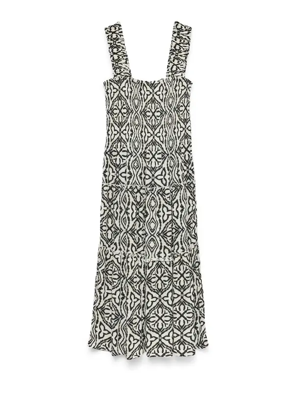 VERO MODA VERO MODA Obleka 'VMMENNY'  slonovina / črna