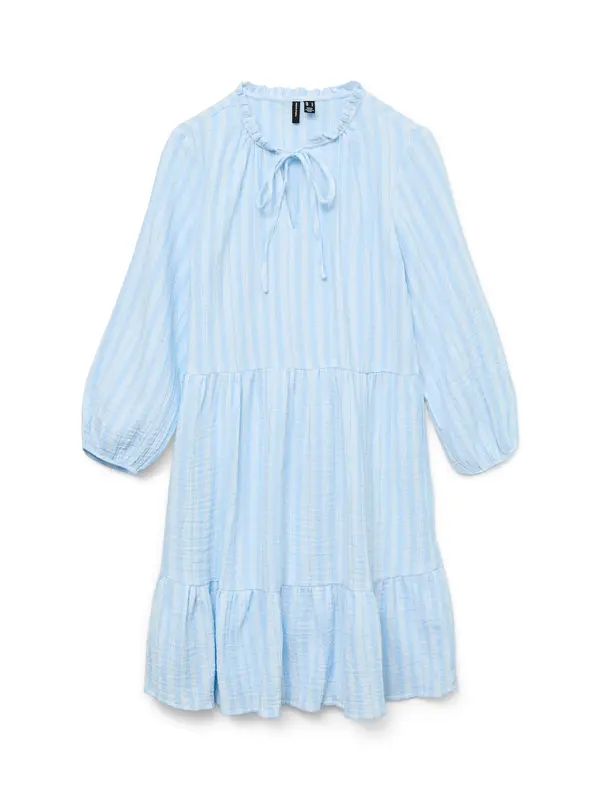 VERO MODA VERO MODA Obleka 'VMNanna'  svetlo modra / bela