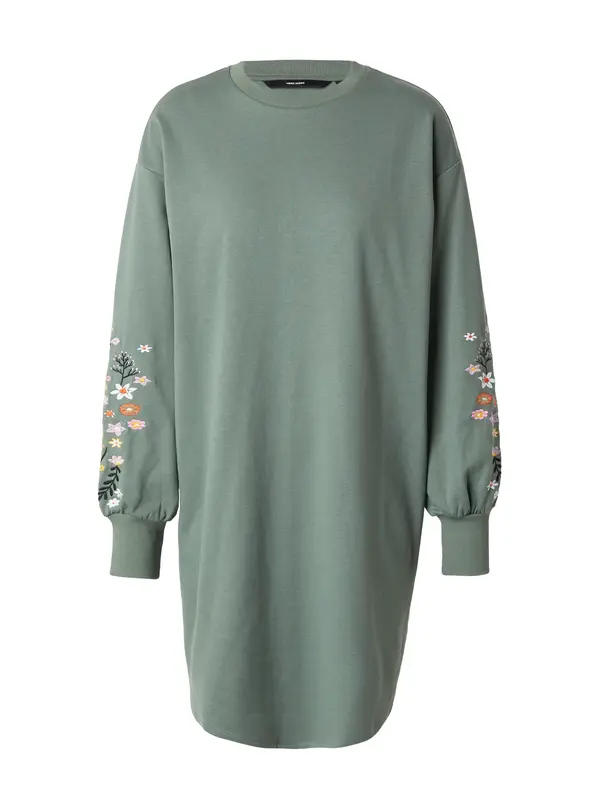 VERO MODA VERO MODA Obleka 'VMSELIN'  temno zelena / majnica / oranžna / bela